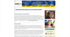 Desktop Screenshot of genderaction.org