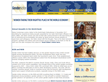 Tablet Screenshot of genderaction.org